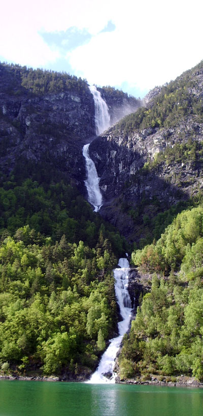 Triple waterfall